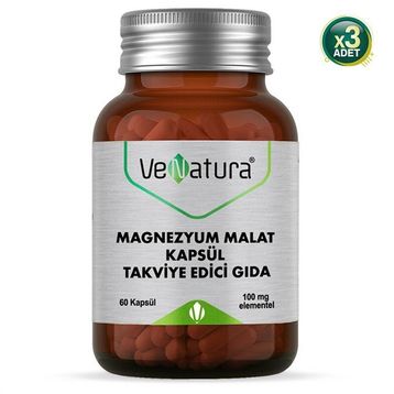 Venatura Magnezyum Malat 100 mg 3x60 Kapsül