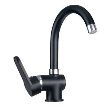 Venita Siyah Elite Lavabo Batarya