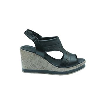 Venüs 2015707 Siyah Kadın Sandalet