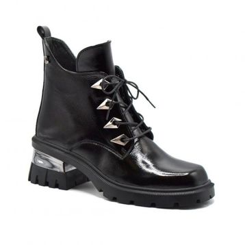 Venüs 2353904K Siyah Deri Kadın Bot
