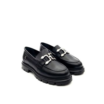 Venüs 2412906K Siyah Kadın Loafer Ayakkabı