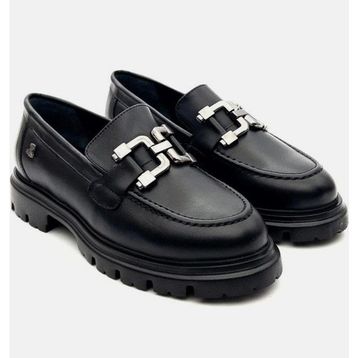 Venüs 2412906K Siyah Kadın Loafer Ayakkabı