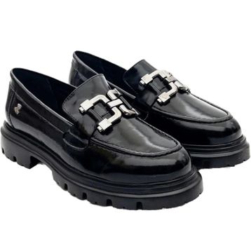 Venüs 2412906K Siyah Kadın Loafer Ayakkabı
