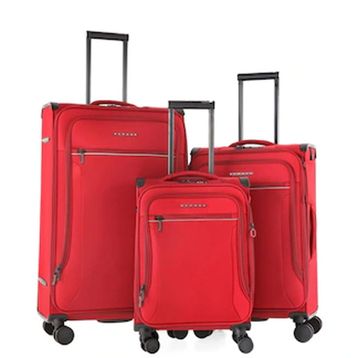 Verage GM21002W Turuncu Kumaş 3'lü Valiz Seti