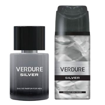 Verdure Silver EDT 100 Ml Ve 105 Ml Deodorant Erkek Parfüm Set