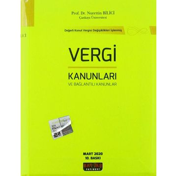 Vergi Kanunları ve Bağlantılı Kanunlar 2020 - Nurettin Bilici - Savaş Yayınları