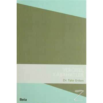 VERGISEL KABAHATLER - TAHIR ERDEM