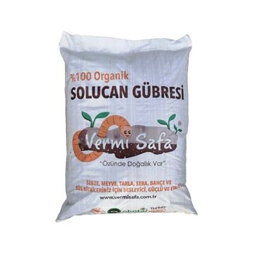 Vermisafa Organik 20 kg Katı Solucan Gübresi