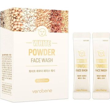 Verobene White Powder Face Wash 1 gr 15 Adet Pirinç Özlü Enzim Toz Peeling