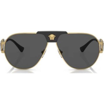 Versace 0VE252 100287 63 Siyah Unisex Güneş Gözlüğü
