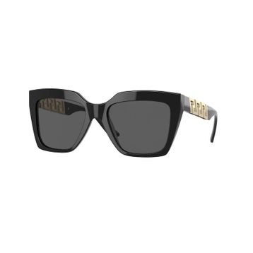 Versace 4418 Gb1/87 56 Kadın Siyah Köşeli Çerçeve Güneş Gözlüğü