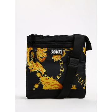 Versace Jeans Couture 75YA4B86 Siyah Altın Erkek Postacı Çantası