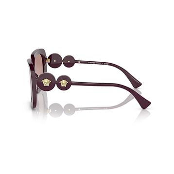 Versace VE 4434 538273 54 Kadın Bordo Güneş Gözlüğü