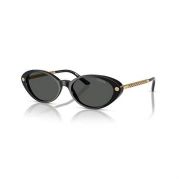 Versace VE 4469 GB187 54 Oval Siyah Kombine Kadın Güneş Gözlüğü