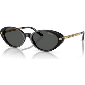 Versace VE 4469 GB187 54 Oval Siyah Kombine Kadın Güneş Gözlüğü