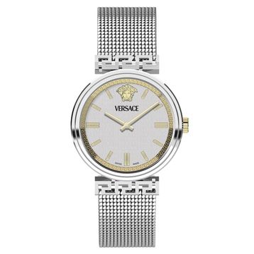 Versace VRSCVETCA0424 Metalik Gri Kadın Kol Saati