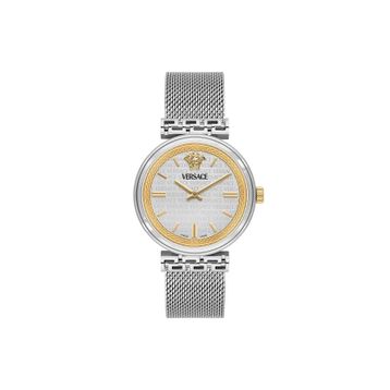 Versace VRSCVETCA0424 Metalik Gri Kadın Kol Saati