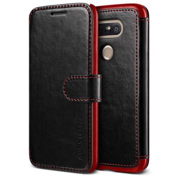 Verus Lg G5 Case Dandy Layered Series Wine Black Kılıf