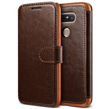 Verus Lg G5 Case Dandy Layered Series Wine Black Kılıf