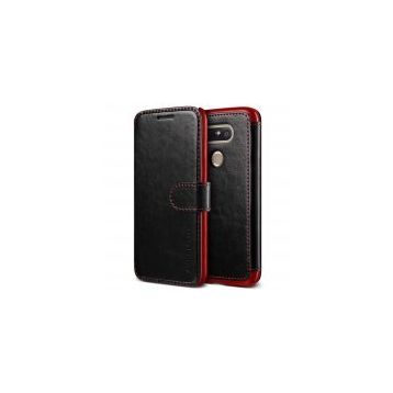 Verus Lg G5 Case Dandy Layered Series Wine Black Kılıf