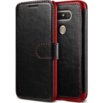 Verus Lg G5 Case Dandy Layered Series Wine Black Kılıf