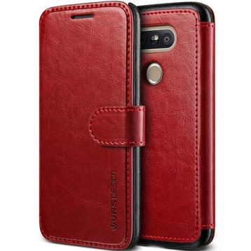 Verus Lg G5 Case Dandy Layered Series Wine Black Kılıf
