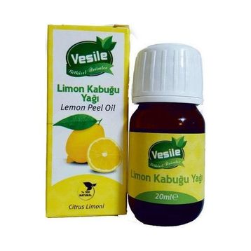 Vesile 20 ml Doğal Katkısız Limon Kabuğu Yağı