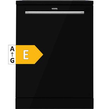 Vestel BM 5001 CS Siyah 5 Programlı Bulaşık Makinesi