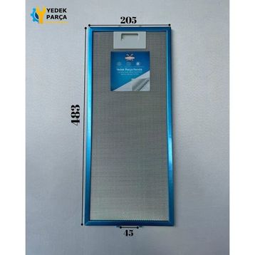 Vestel Davlumbaz 20.5x48.3 cm Arka Ara 4.5 cm Aspiratör Filtresi