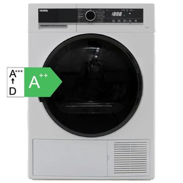 Vestel KM 9711 A ++ Sınıfı 9 Kg Isı Pompalı Çamaşır Kurutma Makinesi Beyaz