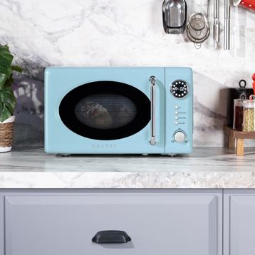 Vestel MD 20 YD Retro Düş Mavisi Mikrodalga Fırın