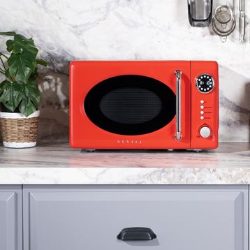 Vestel MD 20 YD Retro Kırmızı Mikrodalga Fırın
