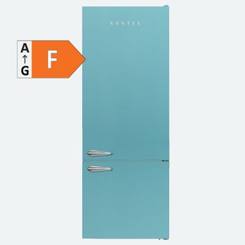 Vestel NFK52001 Retro Mavi Buzdolabı