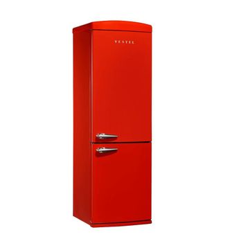 Vestel Retro NFK3501 Kırmızı Buzdolabı
