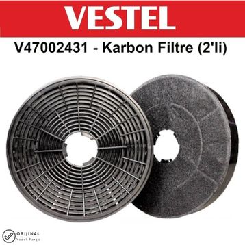 Vestel Uyumlu ADB 6104 Davlumbaz Aspiratör Karbon Filtresi