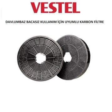 Vestel Uyumlu ADW 6007 Davlumbaz Aspiratör Karbon Filtresi