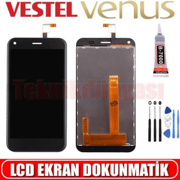 Vestel Venüs E2 Plus Dokunmatik Siyah Çıtasız Lcd Ekran
