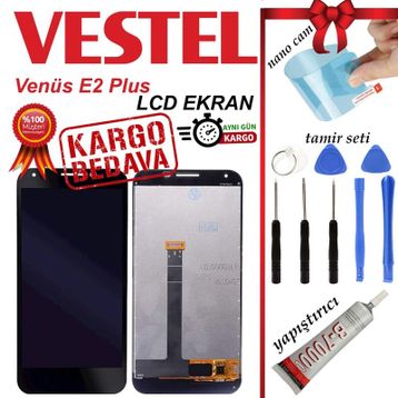 Vestel Venüs E2 Plus Dokunmatik Siyah Çıtasız Lcd Ekran