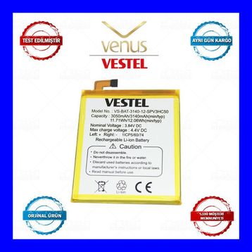 Vestel Venüs V3 5020 Batarya Pil