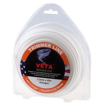 Veta 3.3 mm 45m 6 Kenarlı Beyaz Pro Misina