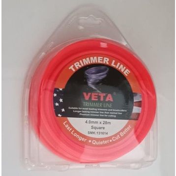 Veta 4 mm 28 m 4 Kenarlı Turuncu Misina