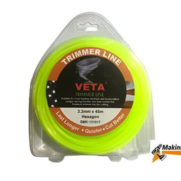 Veta 6 Köşeli 3.3 mm 45 m Tırpan Misinası