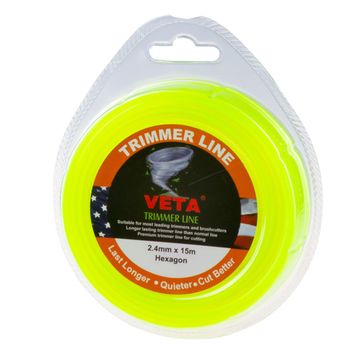Veta Pro 2.4 mm 15 m Sarı 6 Köşe Misina