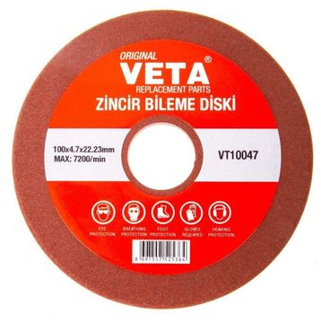 Veta VT10047 ZB85 100X4.7X22.23 mm Motorlu Zincir Bileme Diski