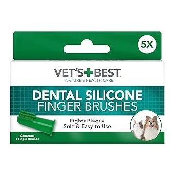 Vet's Best Silikon Başlıklı Parmak Köpek Diş Fırçası