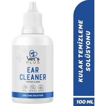 Vet's Plus 100 ml Kedi ve Köpekler İçin Kulak Temizleme Solüsyonu