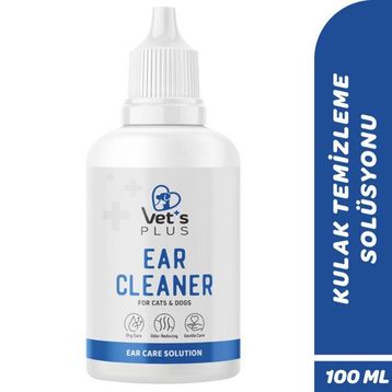 Vet's Plus 100 ml Kedi ve Köpekler İçin Kulak Temizleme Solüsyonu