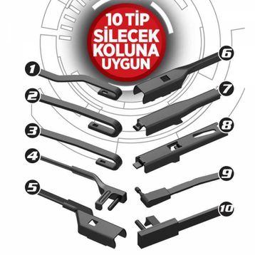 Vette Plus 45 cm Aparatlı Silecek