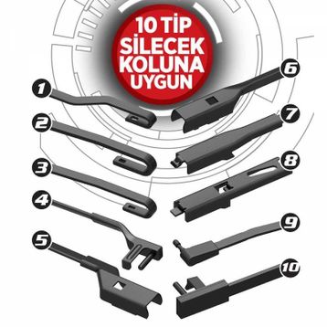 Vette Plus 55 cm Aparatlı Silecek