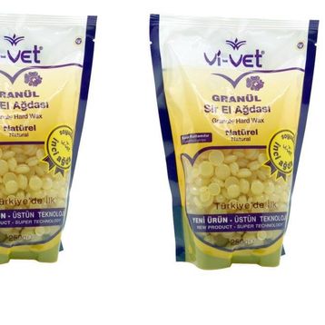 Vi-Vet 250 gr x 2 Granül Soyulabilir Boncuk Naturel Sir Ağda